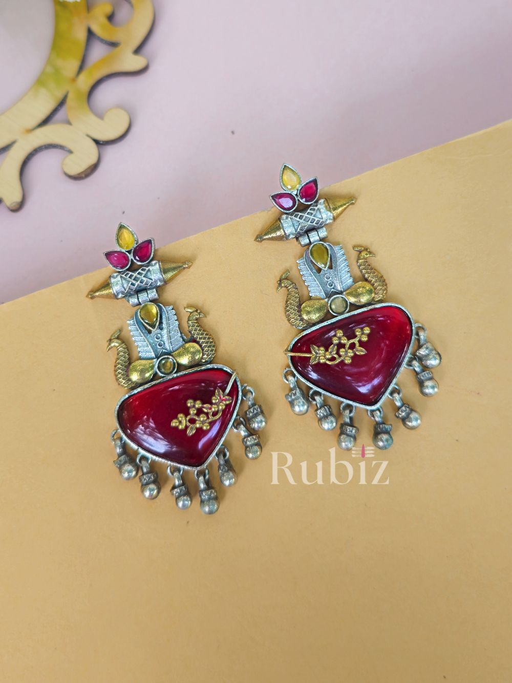 Red Sunanya Danglers