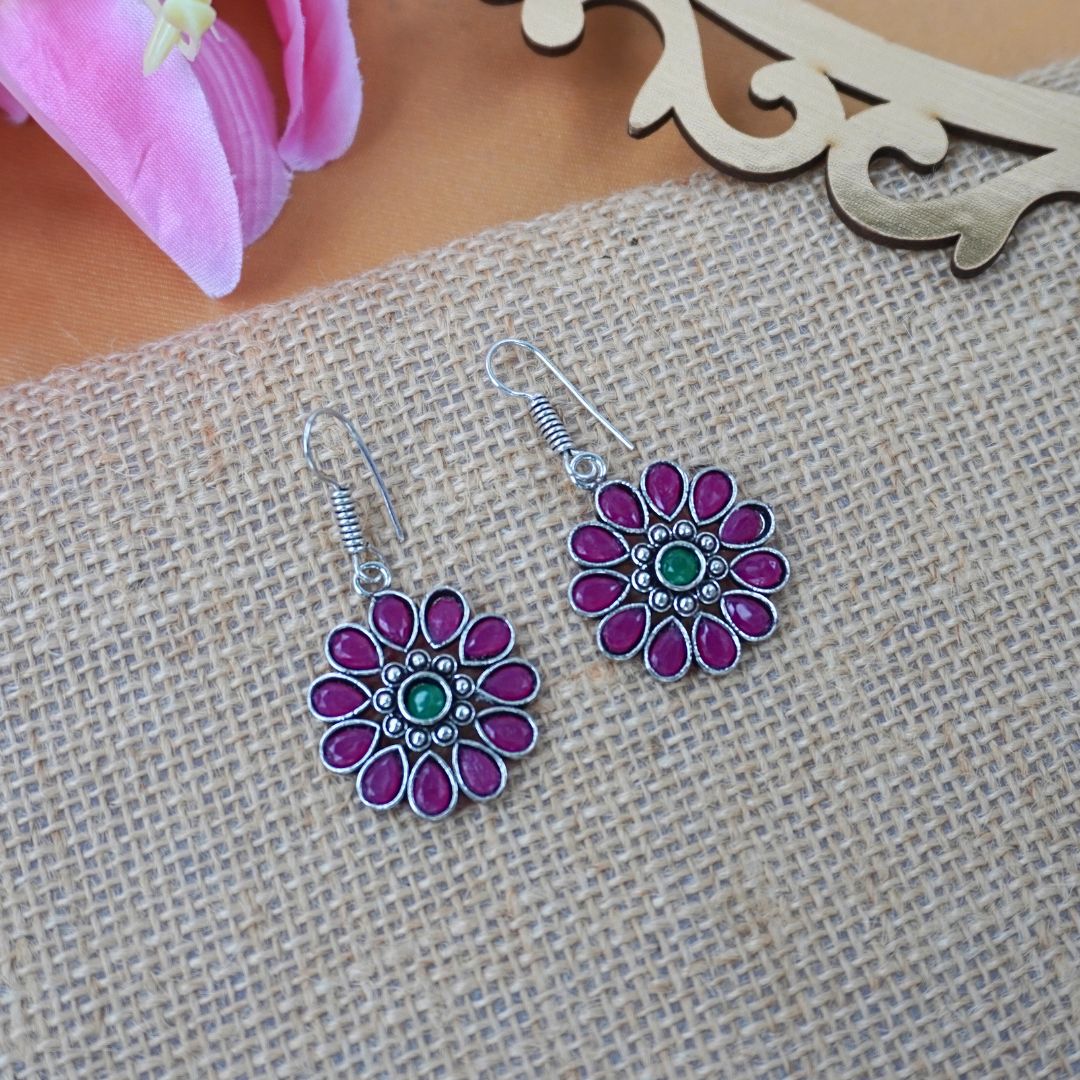 Red Reva Danglers