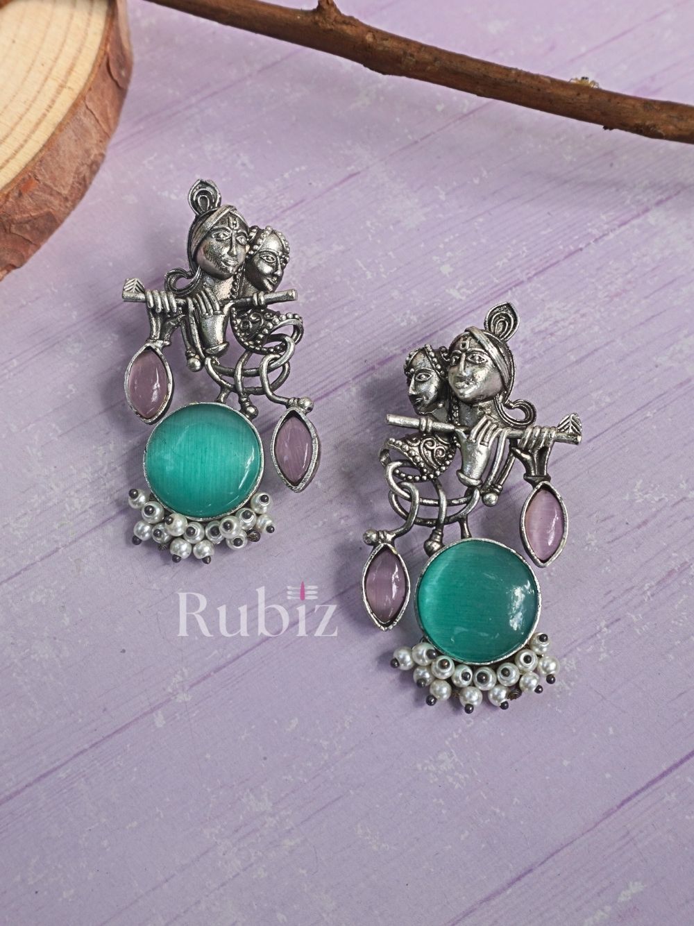 Blue Krishna Danglers