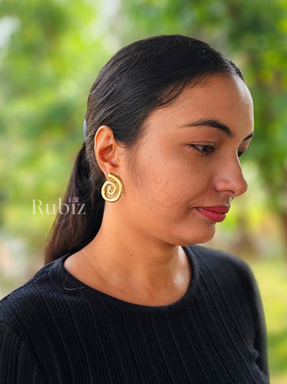 Celestial Spiral Earrings