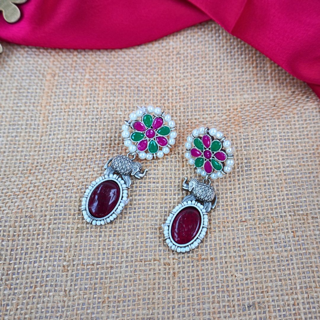 Red Baani Danglers
