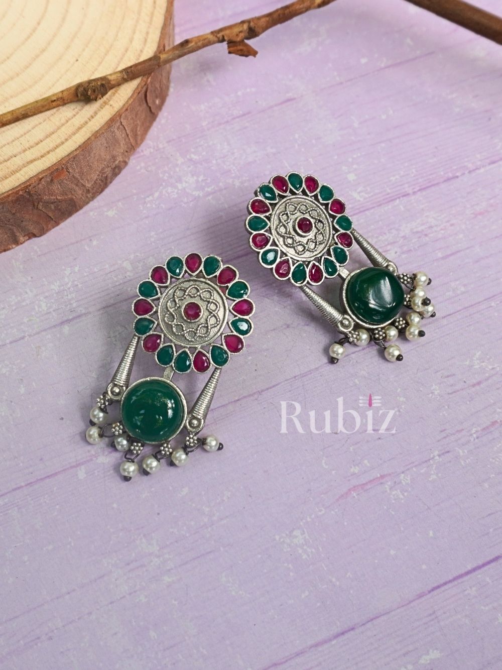 Emerald Khushi Danglers