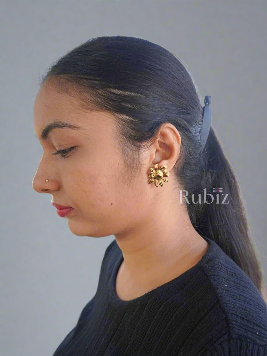 Chunky Flower Earrings