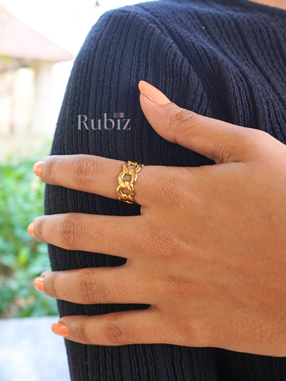 Dainty Twist Adjustable Ring