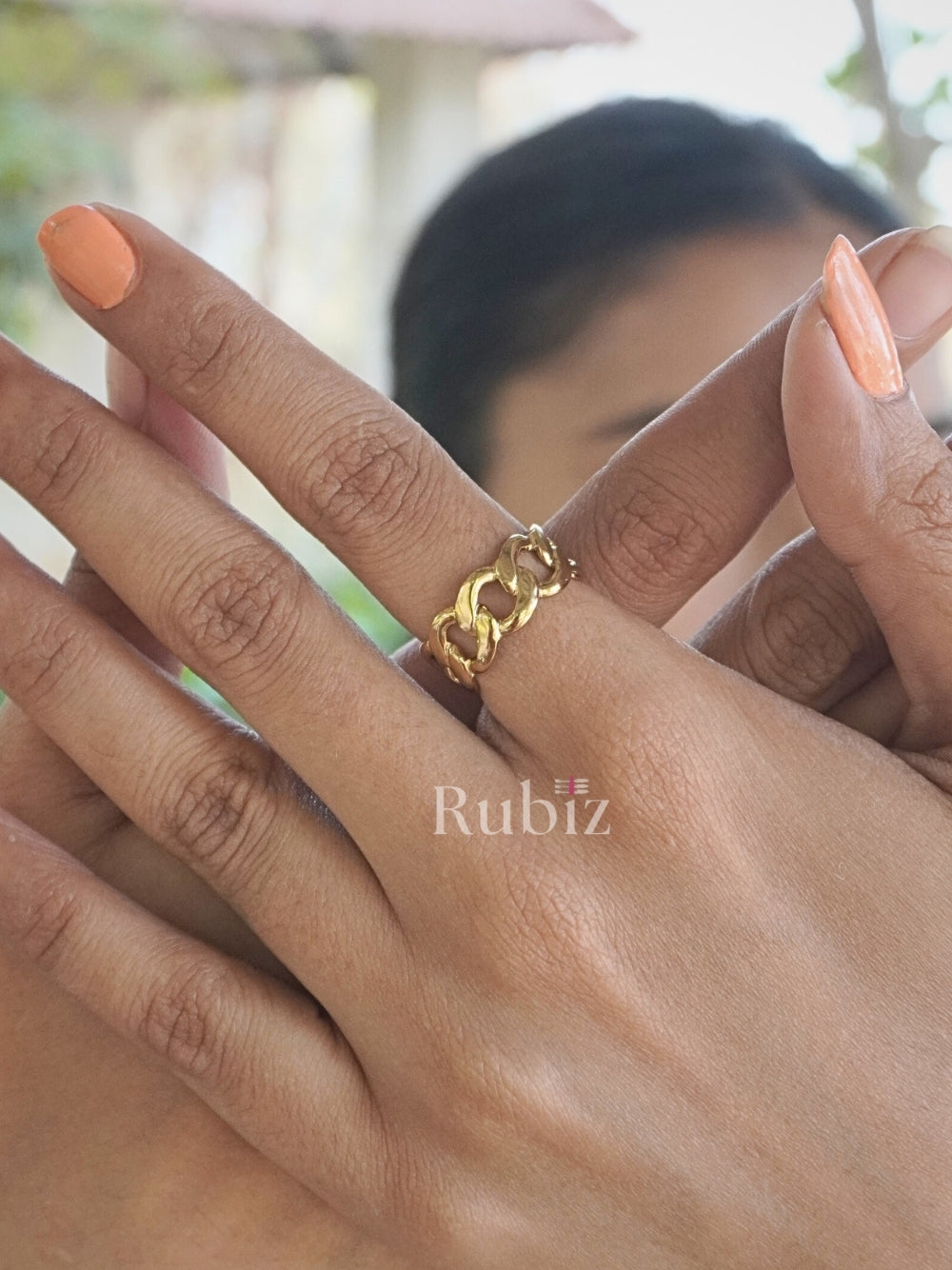 Dainty Twist Adjustable Ring