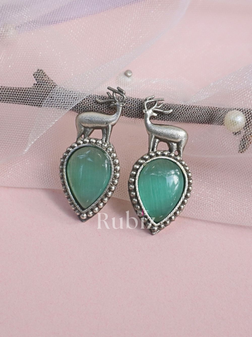 Blue Disha Studs