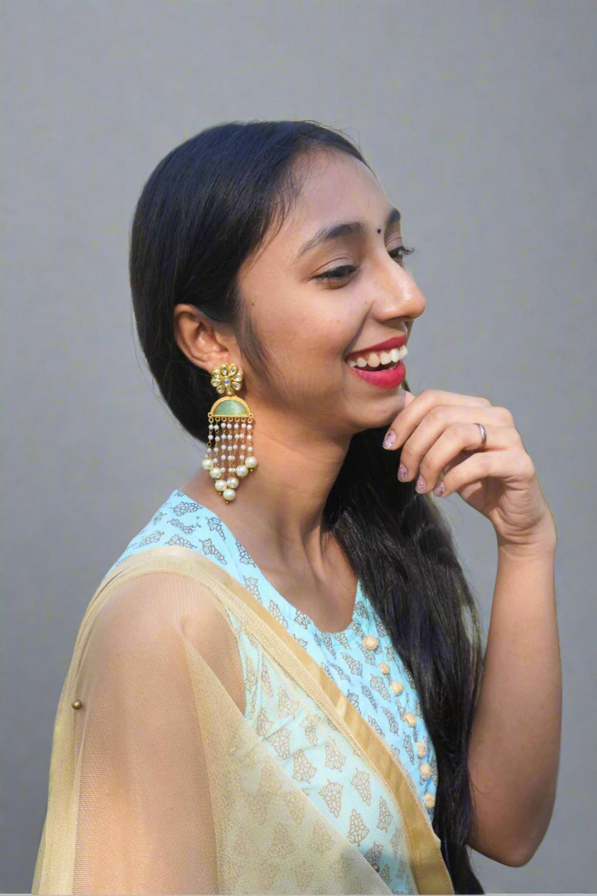 Mint Meenakshi Danglers