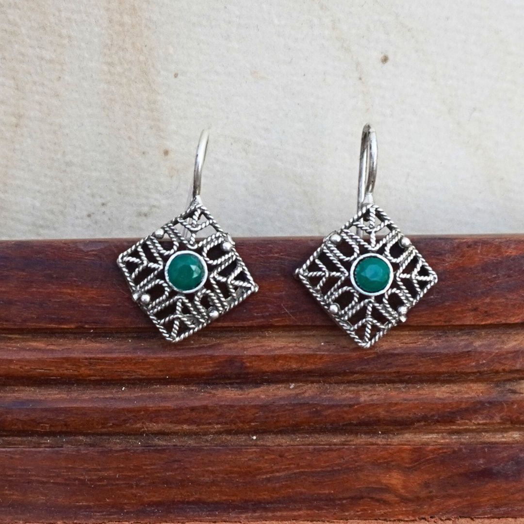 Emerald Elisa Studs