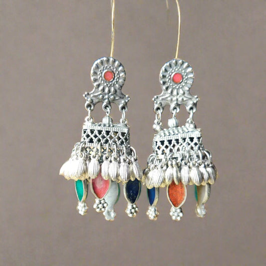 Anaya Afghani Jhumkas