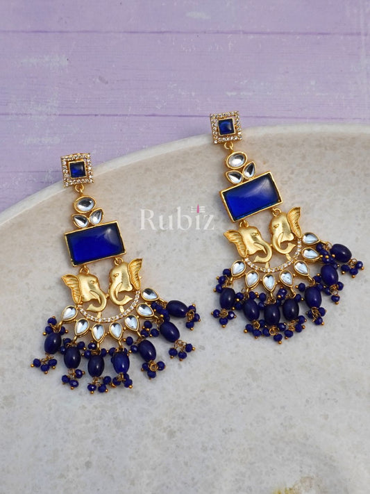 Blue Deepika Danglers