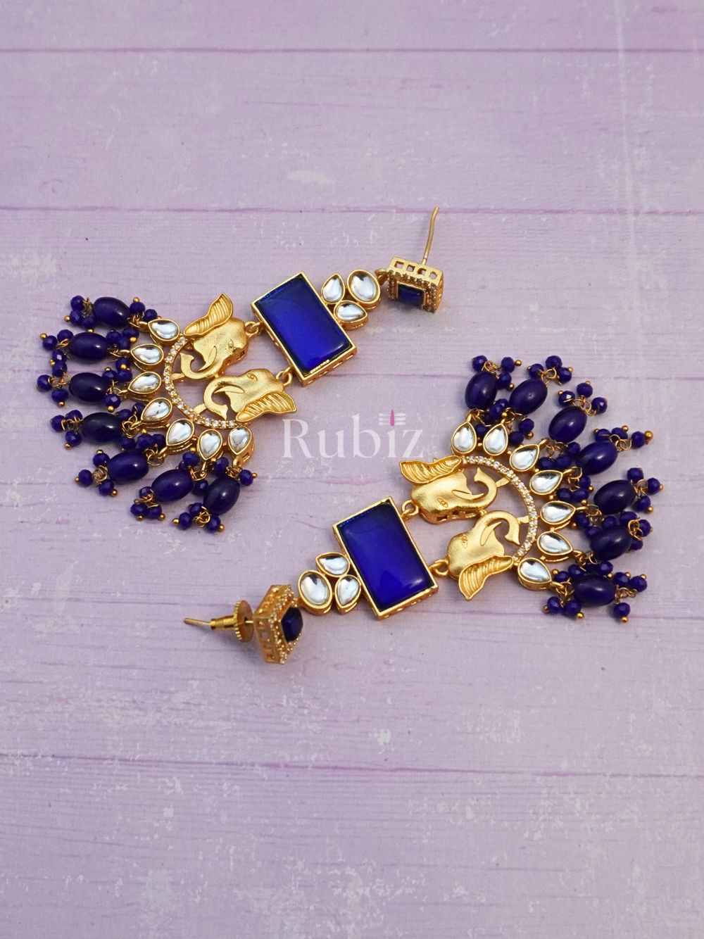 Blue Deepika Danglers