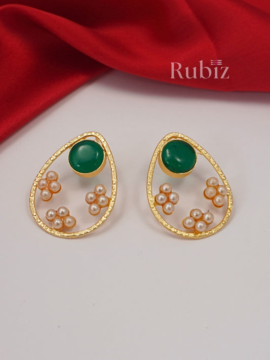 Emerald Ashna Studs