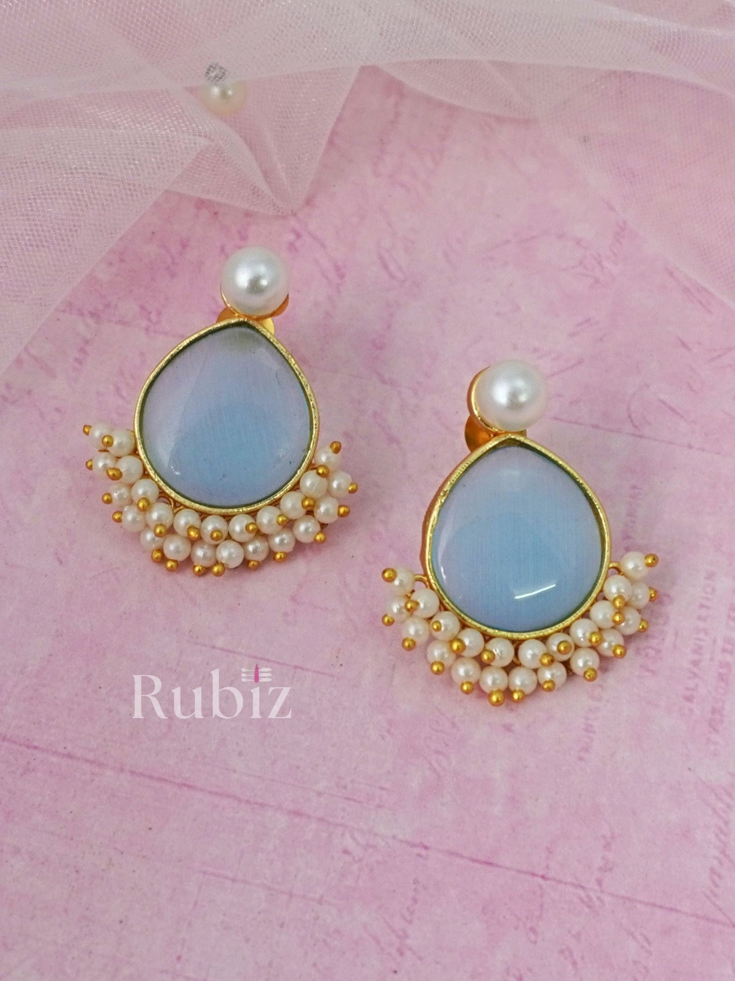 Turquoise Saya Studs