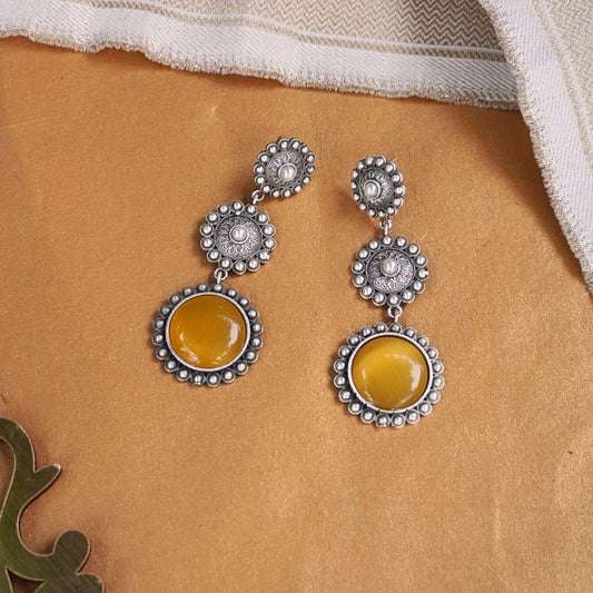 Mustard Gauri Earrings