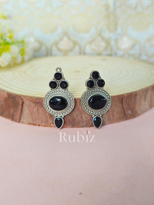 Black Ishita Studs