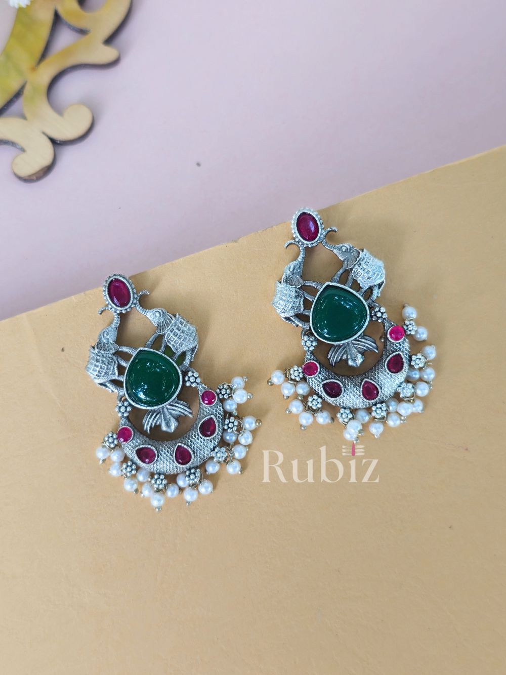 Emerald Anushka Danglers