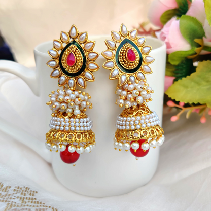 Multicolor Shradha Jhumkas Aashiqui 2