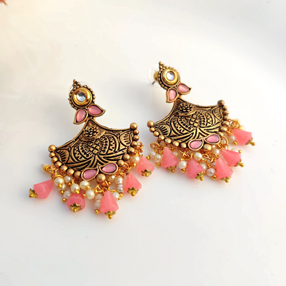 Peach Ishani Danglers