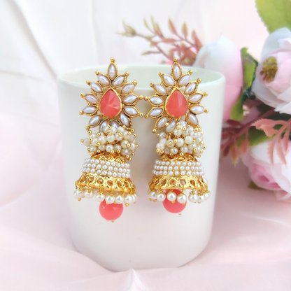 Orange Shradha Jhumkas Aashiqui 2