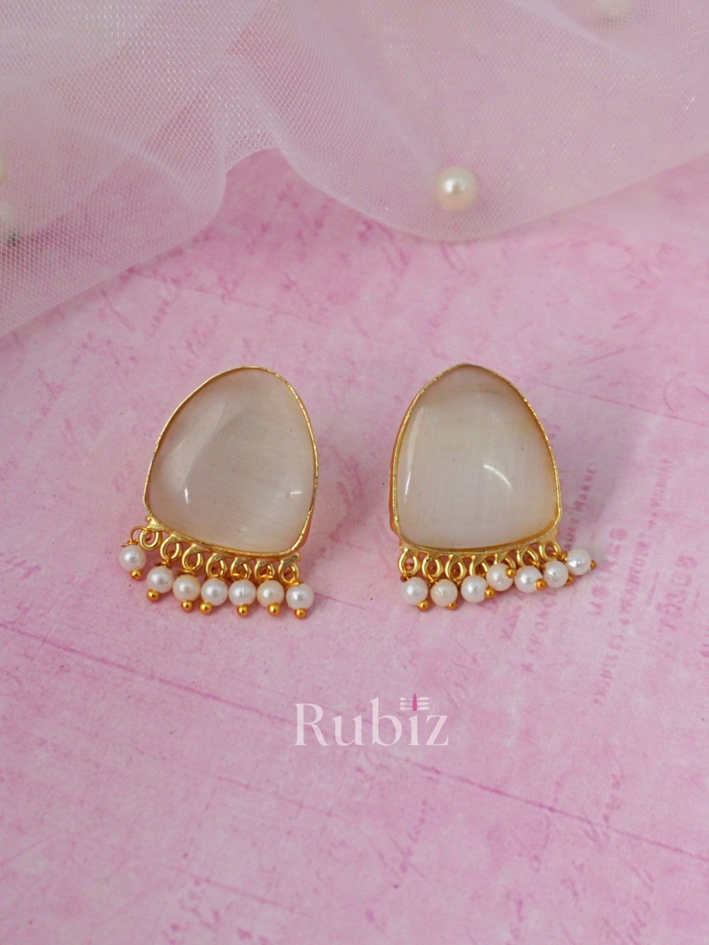 Ivory Belora Studs