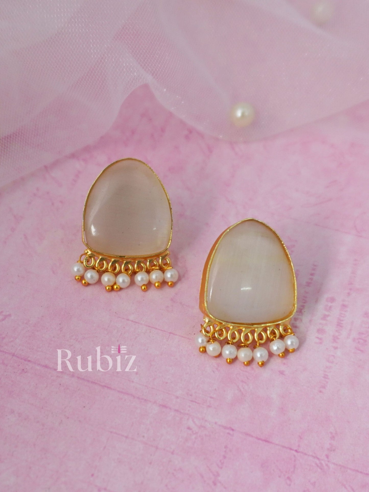 Ivory Belora Studs