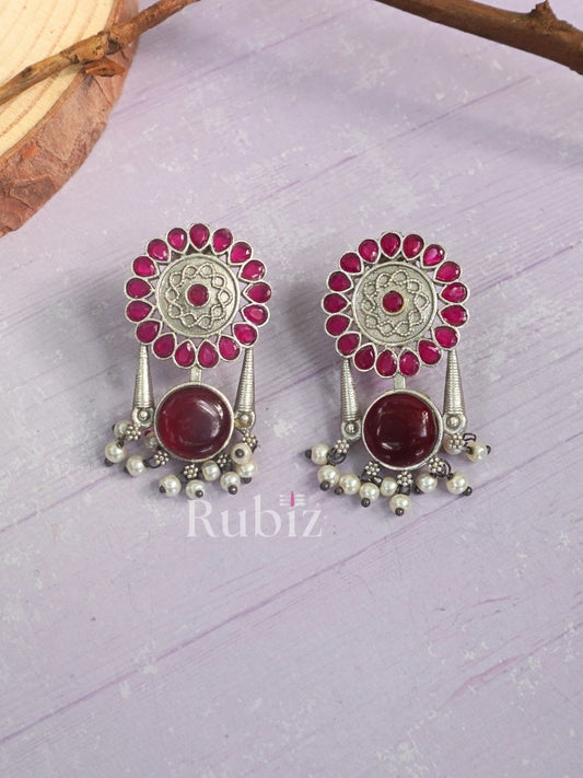 Red Khushi Danglers