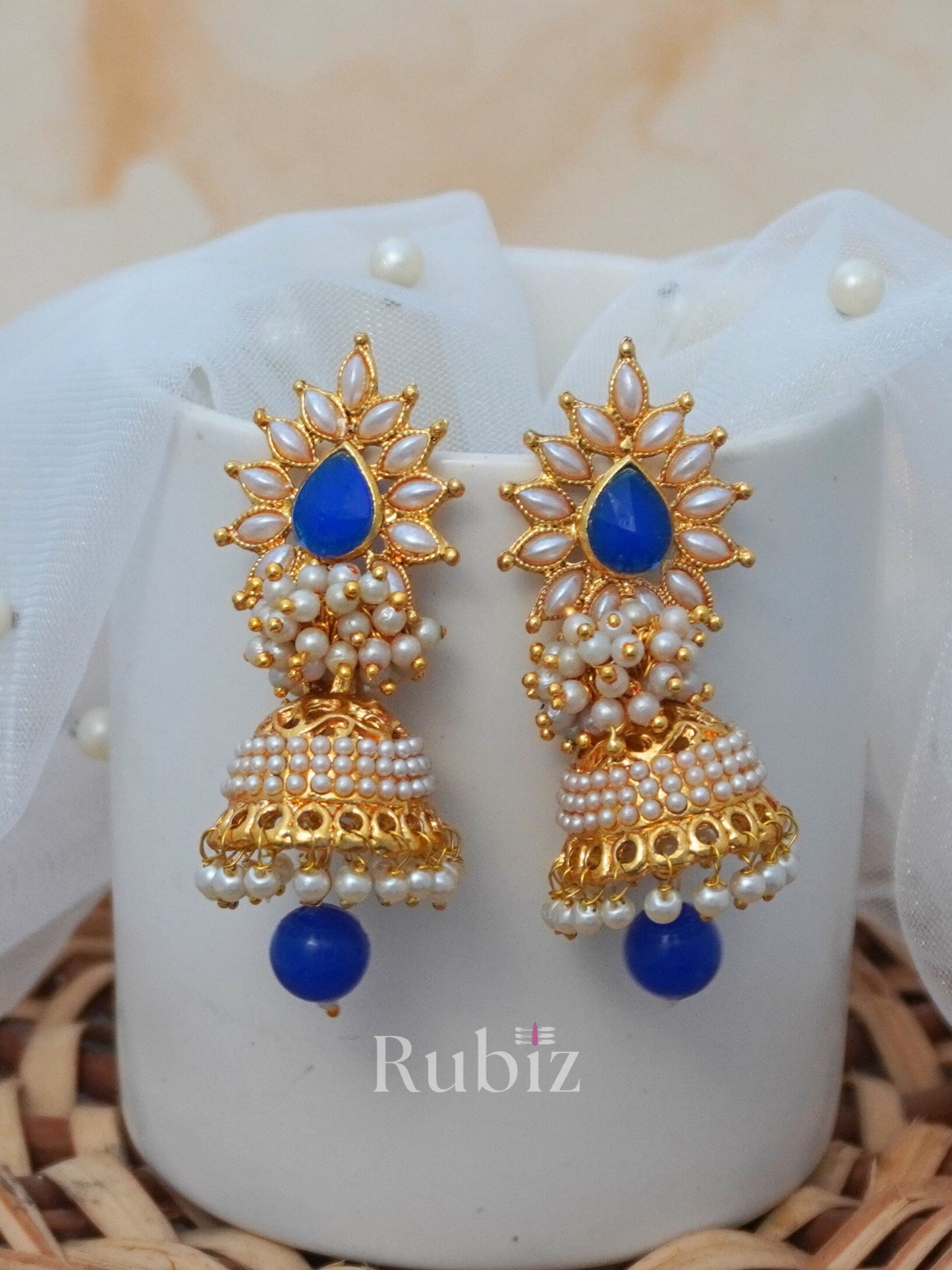 Blue Shradha Jhumkas Aashiqui 2