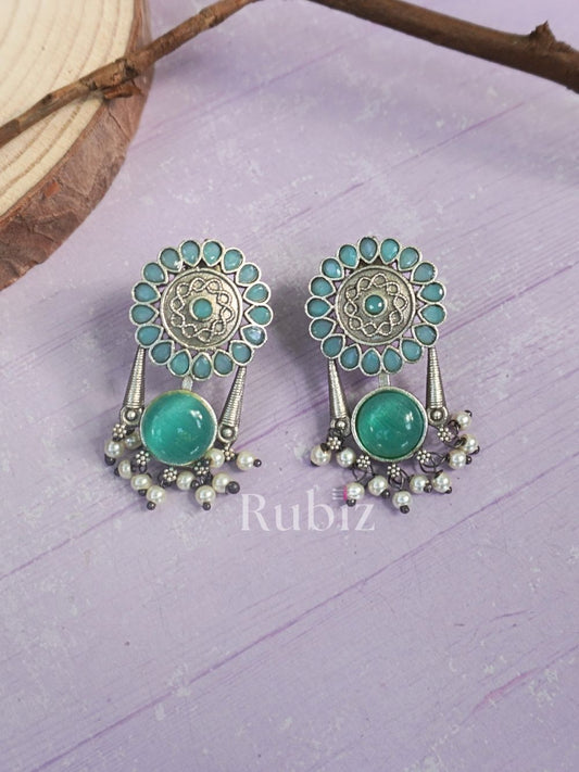 Blue Khushi Danglers