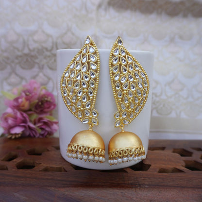 Ivory Reha Jhumkas