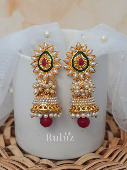 Multicolor Shradha Jhumkas Aashiqui 2