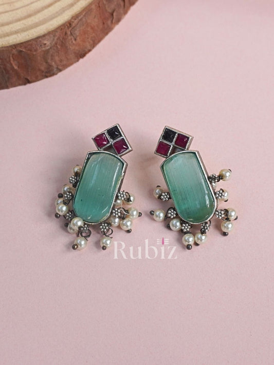 Blue Raha Studs