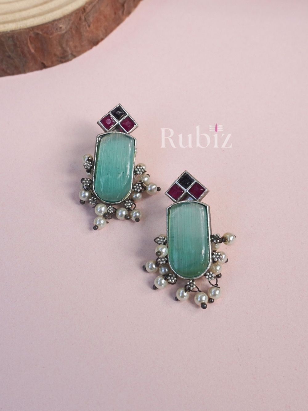 Blue Raha Studs