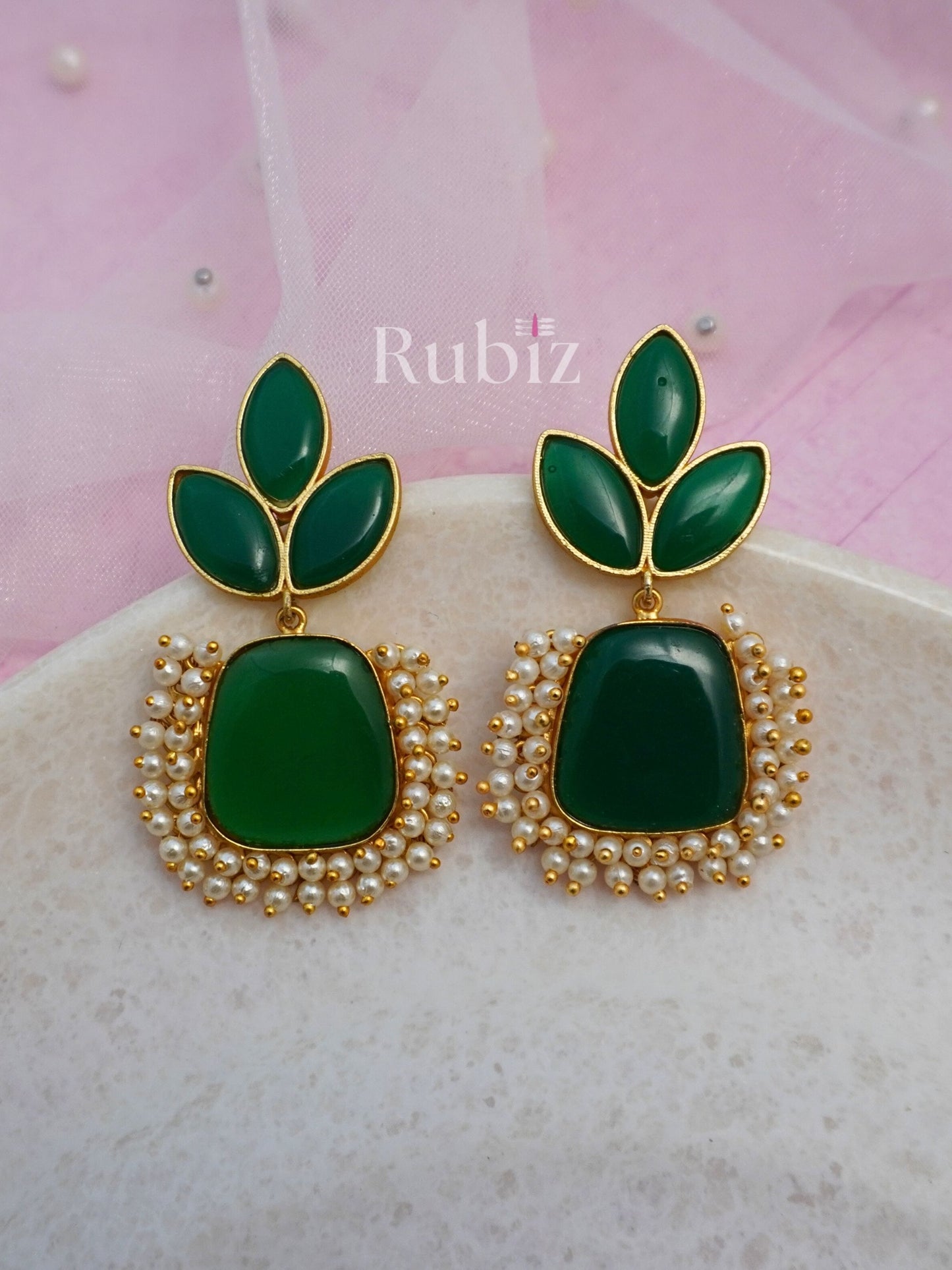 Emerald Navya Danglers