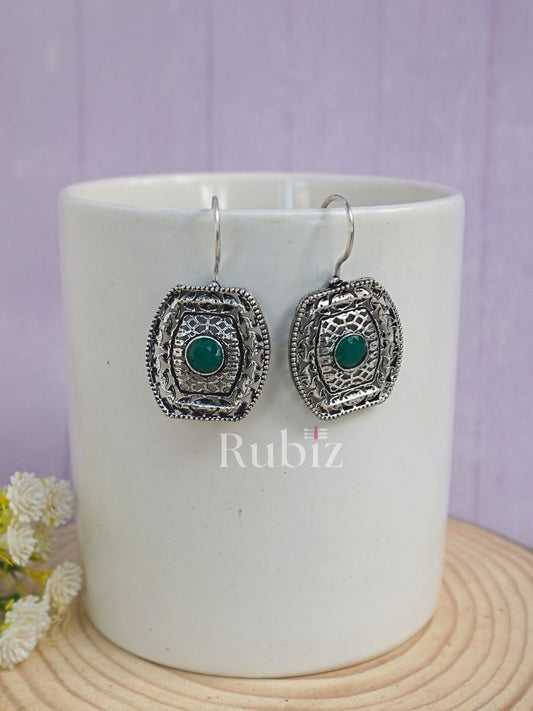 Emerald Rakhi Studs