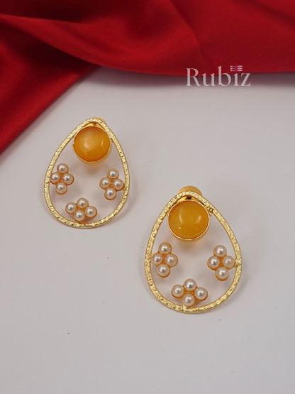 Mustard Ashna Studs