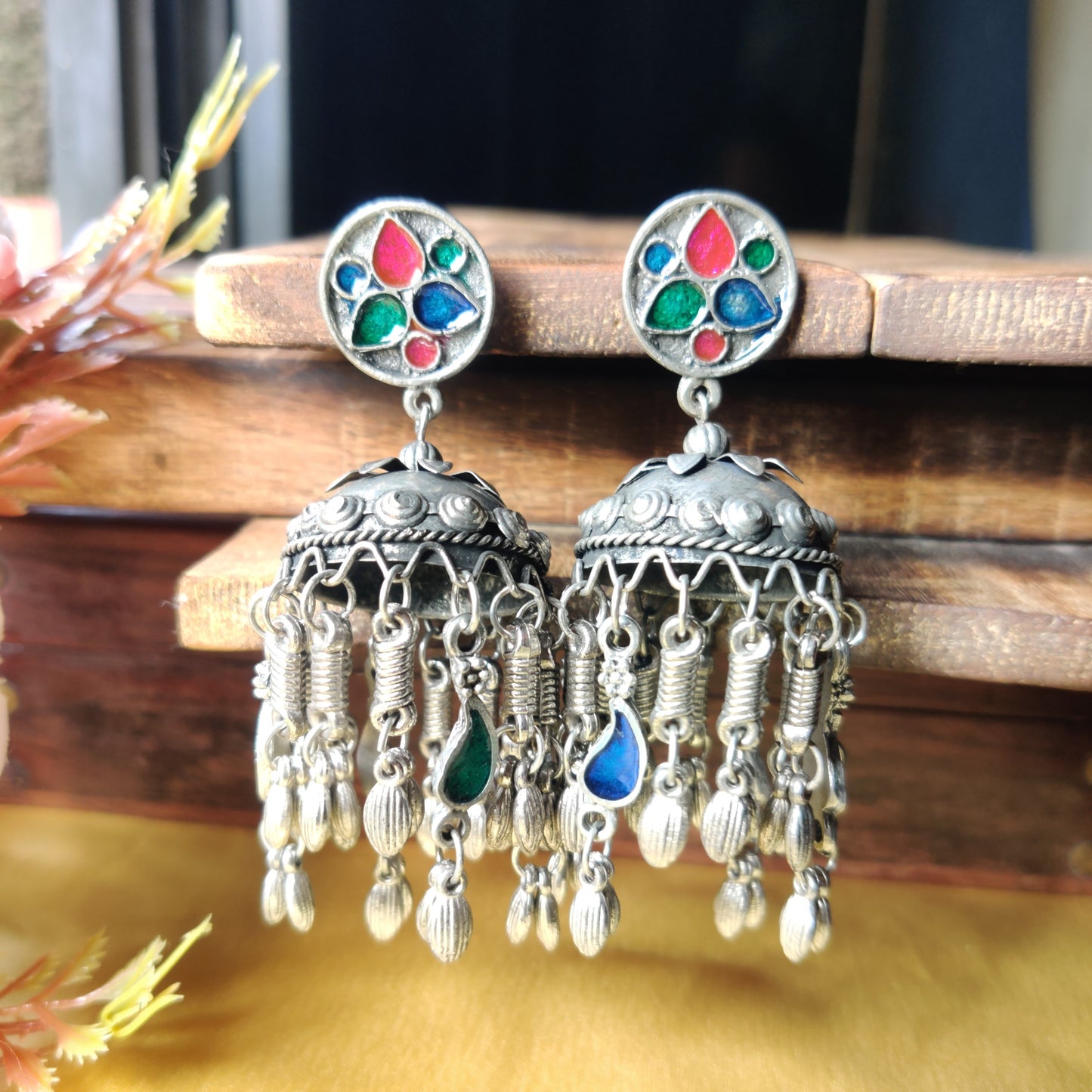 Anahita Afghani Earrings - Exquisite Ethnic Jewellery